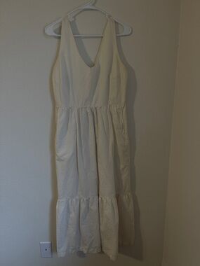 Pact Cream Maxi Dress